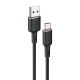 USB prie USB-C laidas Acefast C2-04 1.2 m (juodas)