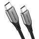 Vention TAAHF USB-C to USB-C 60W 1m USB cable (gray)