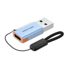 Vention USB adapteris CUAH0, USB-A 3.1 kištukinis USB-C lizdas (pilkas)