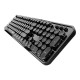 Wireless keyboard + mouse MOFII Sweet 2.4G - black