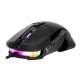 Wired gaming mouse with interchangeable sides Delux M629BU RGB 16000DPI