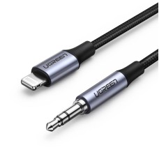 UGREEN audio cable iPhone MFI Lightning - 3.5mm mini AUX 1m - Grey