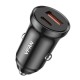 Vipfan C03 automobilio kroviklis, USB + USB-C, 20 W, PD + QC 3.0 (fekete)