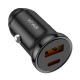 Automobilinis įkroviklis VFAN C03 USB + USB-C 20W PD + QC 3.0 - Juodas