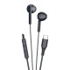 Vipfan M18 wired headphones USB-C - black