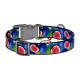 Waudog "Fig" nylon dog collar with QR code, size L