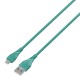 Lightning Cable LDNIO LS612 25W, 2m (green)