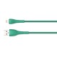 Lightning Cable LDNIO LS671 30W, 1m (green)