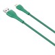 Lightning Cable LDNIO LS671 30W, 1m (green)