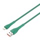 Lightning Cable LDNIO LS671 30W, 1m (green)