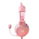 Gaming headphones ONIKUMA X15Pro Pink Cat's Ears