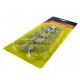 Set of 10 clamps - metal screw clamp for pipes and hoses