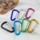 Aluminum carabiner Type-D - 40mm - Carabiner - Survival - EDC