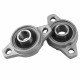 Self-aligning bearing in aluminum housing - KFL000 - 10mm - shaft support