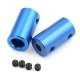 Axle connector - adapter from 2mm to 5mm - for motor shaft -