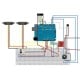 Breadboard 170 fields - SYB-170 - blue - construction of Arduino prototypes