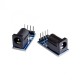 DC 2.1/5.5mm socket for breadboard with LED - breadboard power socket