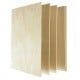 Plywood 2.5mm 150x225mm - Carving board - Shape