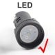 Geltona LED indikatorius - AD16-22DS -