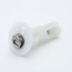 Expansion screw for mounting the toilet seat 14mm - with 28mm flange - screws - 2 pcs