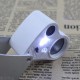 Jewelry loupe 30x 60x with LED - Pocket magnifying glass