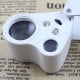 Jewelry loupe 30x 60x with LED - Pocket magnifying glass