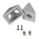 Corner bracket 20x20mm M4 for aluminum profiles 2020 - TSLOT, T-NUT, TNUT - 2x screws and nuts