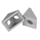 Corner bracket 20x20mm M4 for aluminum profiles 2020 - TSLOT, T-NUT, TNUT - 2x screws and nuts