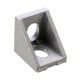 Corner bracket 20x20mm M4 for aluminum profiles 2020 - TSLOT, T-NUT, TNUT - 2x screws and nuts