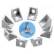 Corner bracket 20x20mm M4 for aluminum profiles 2020 - TSLOT, T-NUT, TNUT - 2x screws and nuts