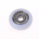 Guide wheel 5x21.5x7mm - axis 5mm - nylon - bearings - for 3D printers and machines.