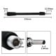 Flexible screwdriver extension - 13.2cm - flexible bit extension 4mm