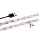 LED strip for illuminating plants 0.5 m - 5V - USB - full spectrum - for growing plants and flowers