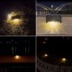 LED solar lamp - black - for stairs balustrade - external light