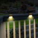 LED solar lamp - black - for stairs balustrade - external light