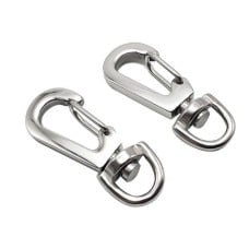 Metal snap hook with swivel 40x15mm - Key snap hook - Survival