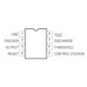 NE555 integrated circuit - counter/time generator - DIP-8 housing