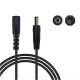 DC Power Extension Cable - 1.5m - Jack 5.5 x 2.1 Male to Female