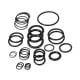 O-Ring - Seal 6x2mm - Universal rubber O-ring - 10 pcs