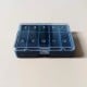 Organizer 10 compartments - blue - 59x47x15mm - Plastic box - closed container