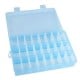 Organizer 24 compartments 195x130x36mm - blue - container for small items