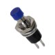 PBS-110 momentary button - blue - 250V-1A / 125V-3A - 7mm - round