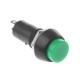 PBS-11B button - 250V 3A - monostable - round - green