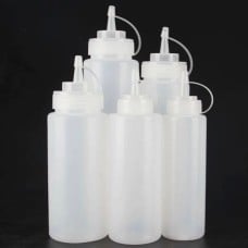 PE/PP bottle 240ml - with a cap - for dispensing liquids