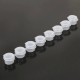 Plastic container 8x3ml for rhinestones, paints - connected closed containers