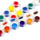 Plastic container 8x3ml for rhinestones, paints - connected closed containers