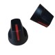 Knob for Potentiometer - SP-213 axis 6mm - height 17mm - Red knob 1 pc