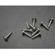 Washer screw 1.7x4mm - Sheet metal screw - 10 pcs - flat head - PWA1.7X4X5