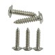 Washer screw 1.7x4mm - Sheet metal screw - 10 pcs - flat head - PWA1.7X4X5