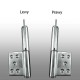 Screw-on detachable hinge 77mm stainless steel flag hinge